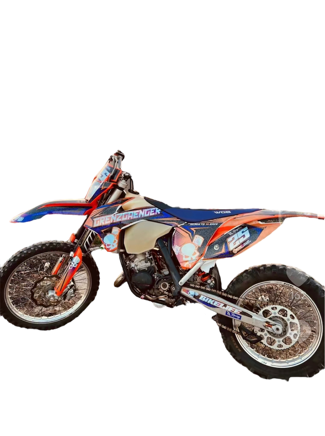 Grafica ktm “orange skull“ - RL_RacingStore