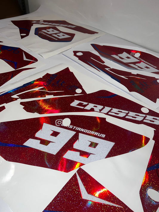 Grafica crf “red whity” RL_RacingStore