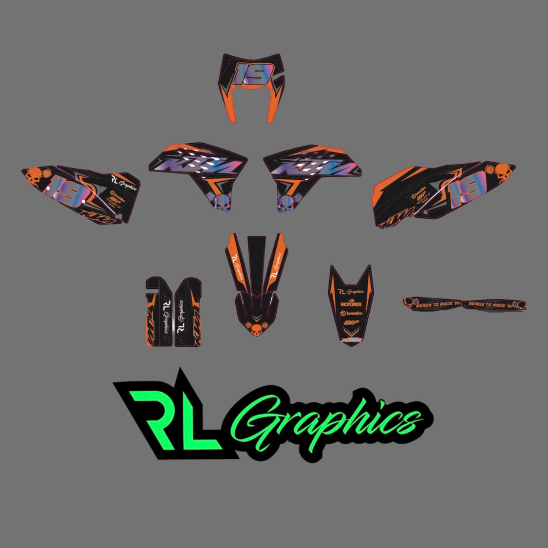 Grafica ktm exc “sky dark holo” RL_RacingStore