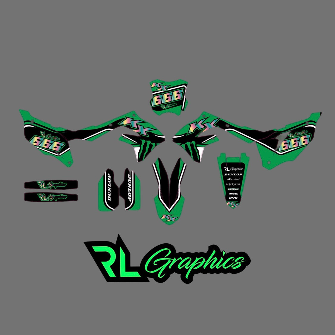 Grafica kawasaki kiwi - RL_RacingStore