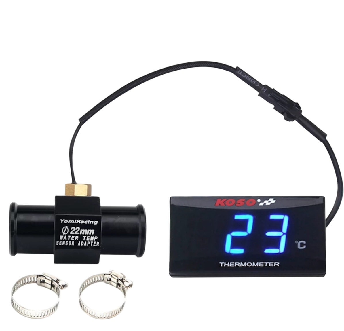 Termometro acqua temperatura universale Milano Racing Components