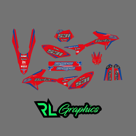 grafica beta “factory red” RL_RacingStore