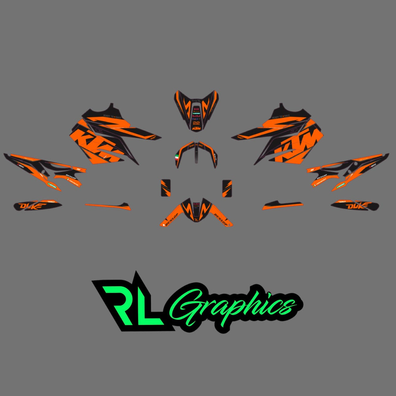 Grafica KTM DUKE “admiral”