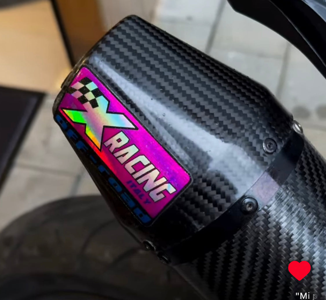x racing adesivo