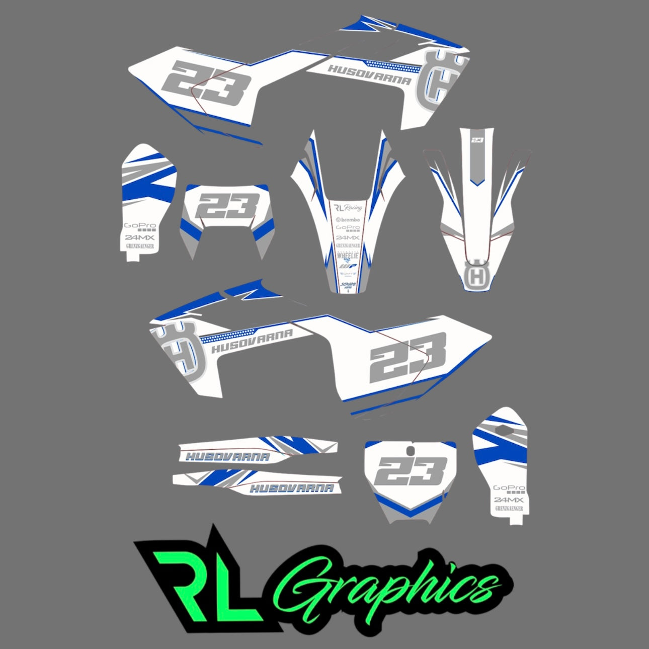 Grafica “husq 701” Milano Racing Components