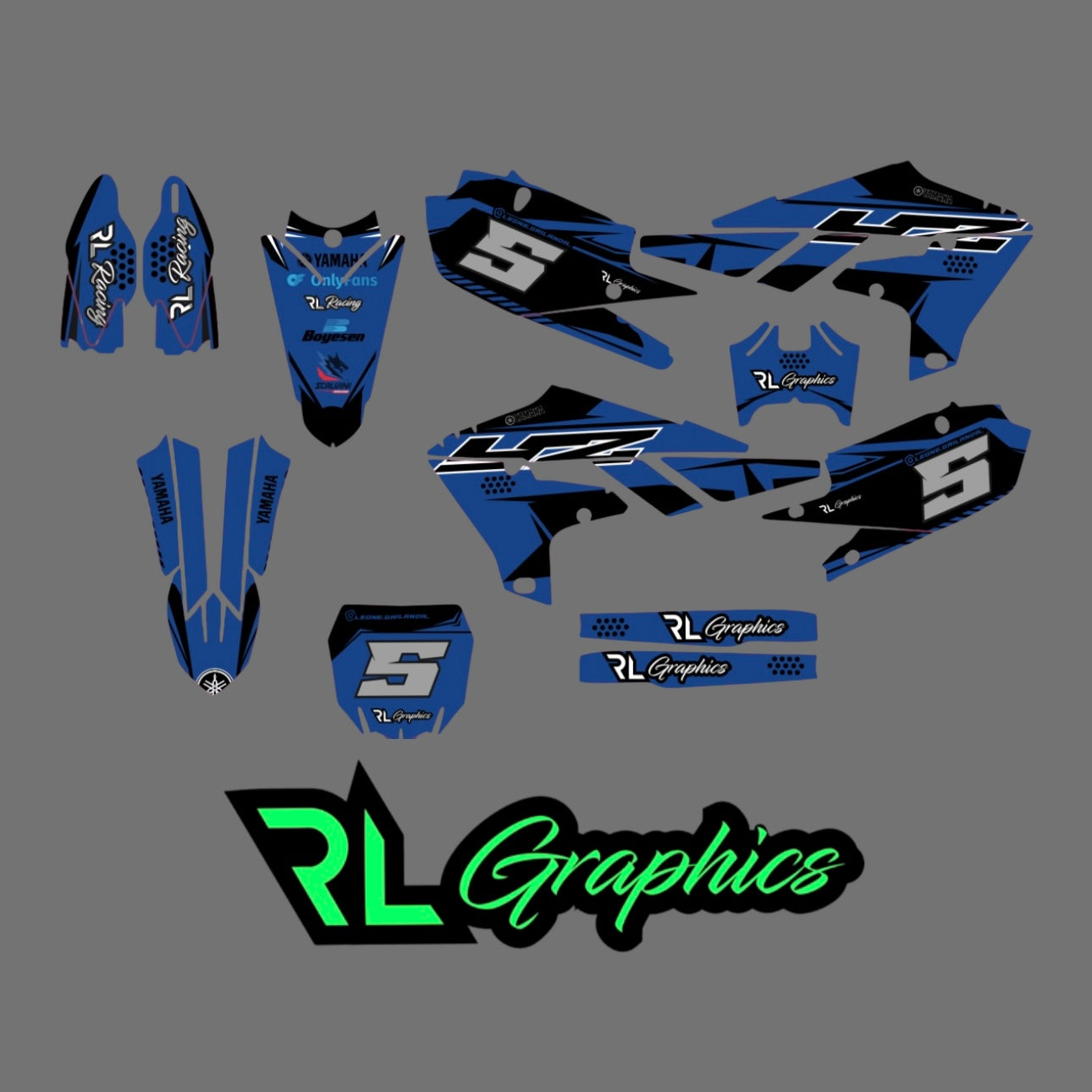 Grafica “yamaha dark” Milano Racing Components