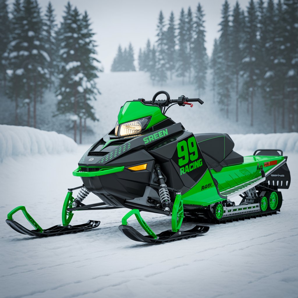 Grafica motoslitta 100% Personalizzata
