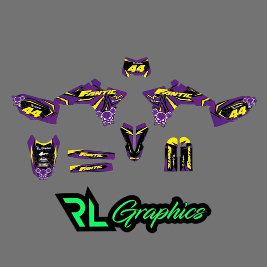 Grafica ”yellow spinder” Milano Racing Components