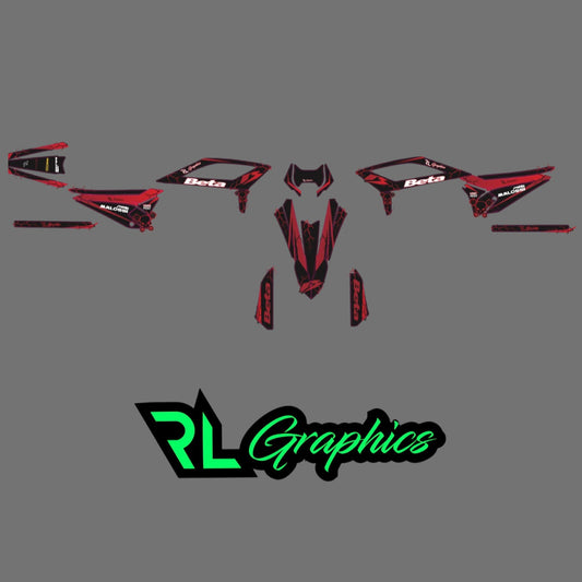Grafica beta “blacker red spark”