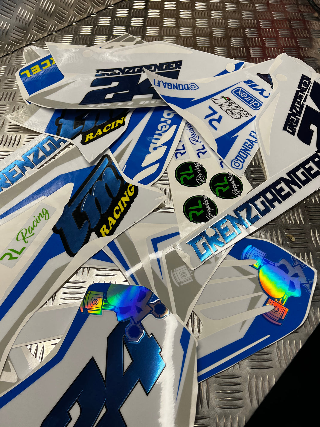 Silver Rl Sticker RL_RacingComponents – RL_RacingStore