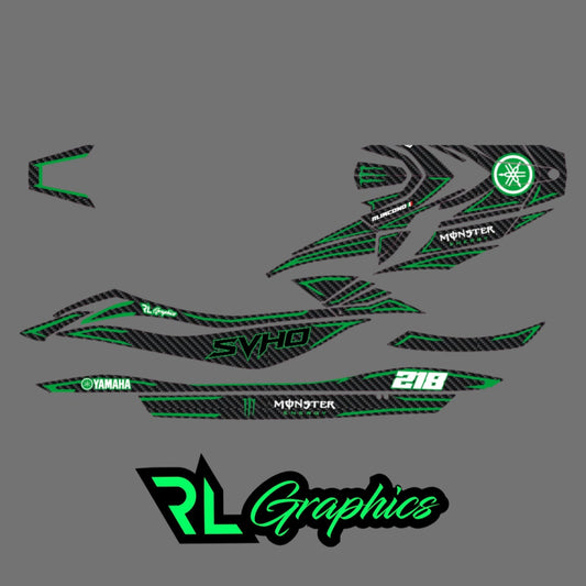 Grafica YAMAHA GP1800r VSHO moto d’acqua
