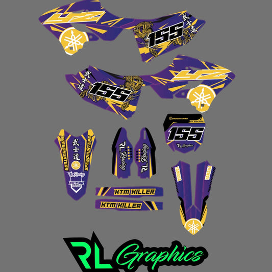 Grafica YAMAHA “ gold samurai”