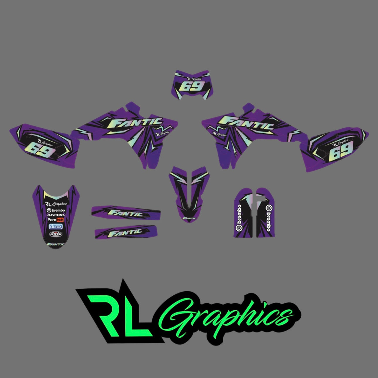 Grafica fantic “purple spynde”