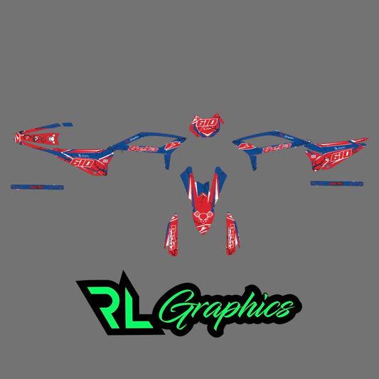 Grafica beta “black spark blu-red” RL_RacingStore