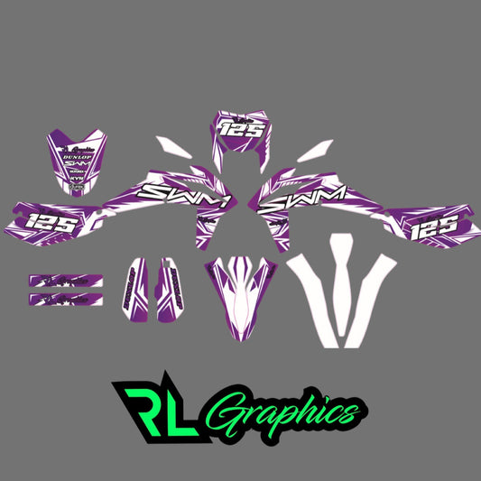 Grafica SWM “purple white”
