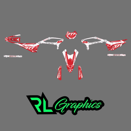grafica beta “black spark whity” RL_RacingStore