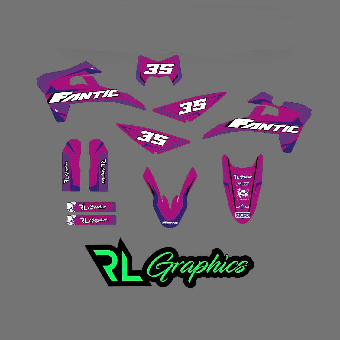 Grafica fantic “purple“ - RL_RacingStore