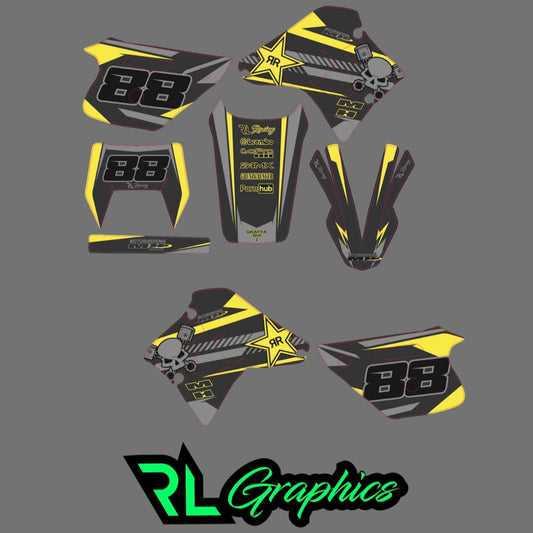 Grafica MOTORHISPANIA “yellow sterminator ”