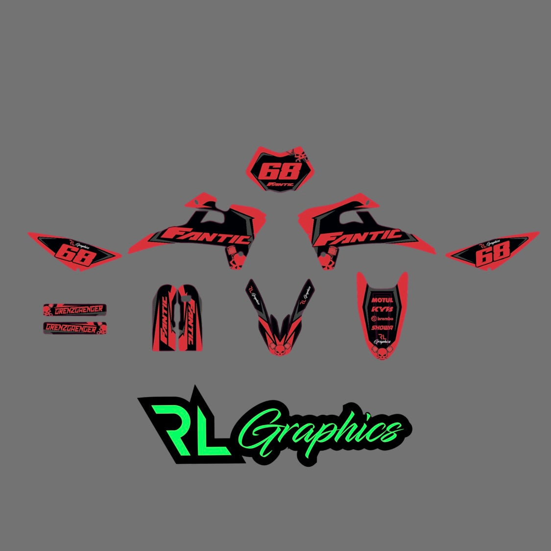 Grafica Fantic “spider” - RL_RacingStore