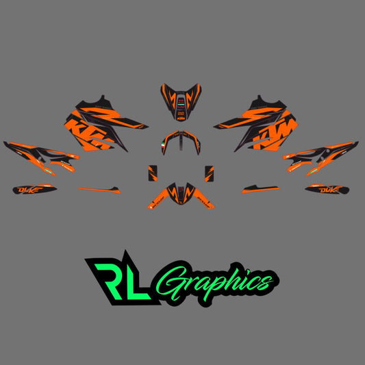 Grafica KTM DUKE “admiral”