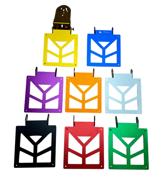 PORTATARGA Pieghevole Anodizzato UNIVERSALE