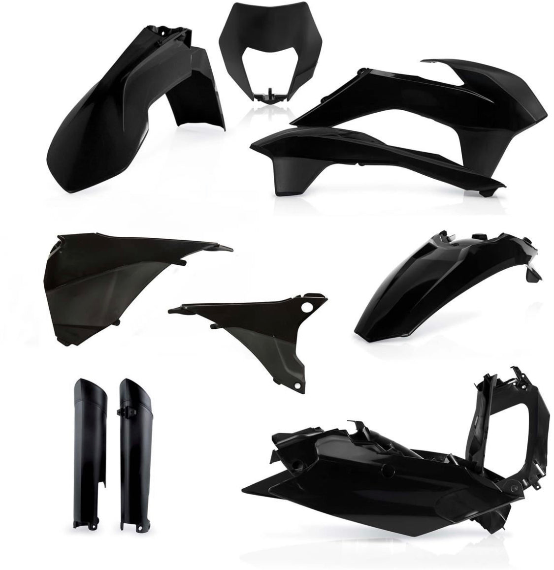 Plastiche ktm exc 125-300 2014-15