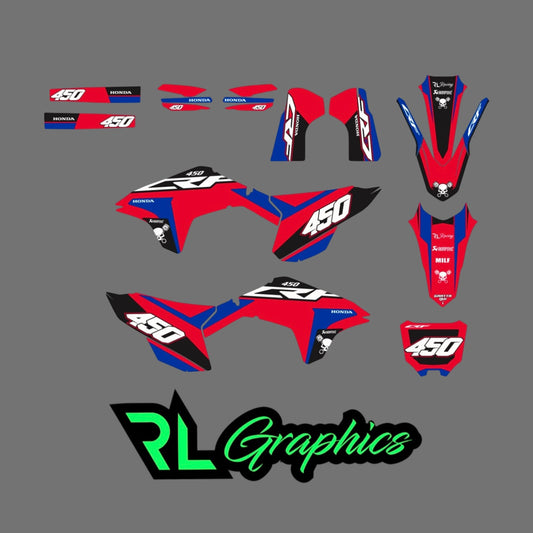 Grafica crf “black smooth” Milano Racing Components