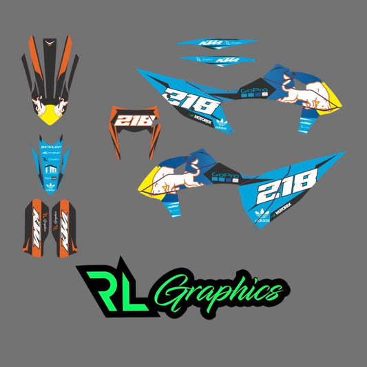 Grafica ktm “bulldas” Milano Racing Components
