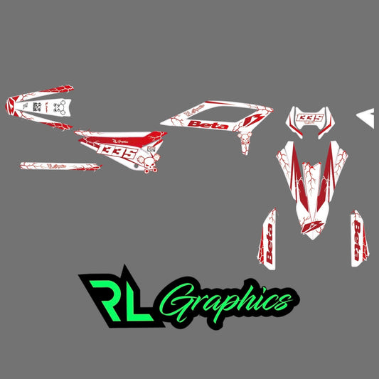 Grafica “red chrome sparky” Milano Racing Components