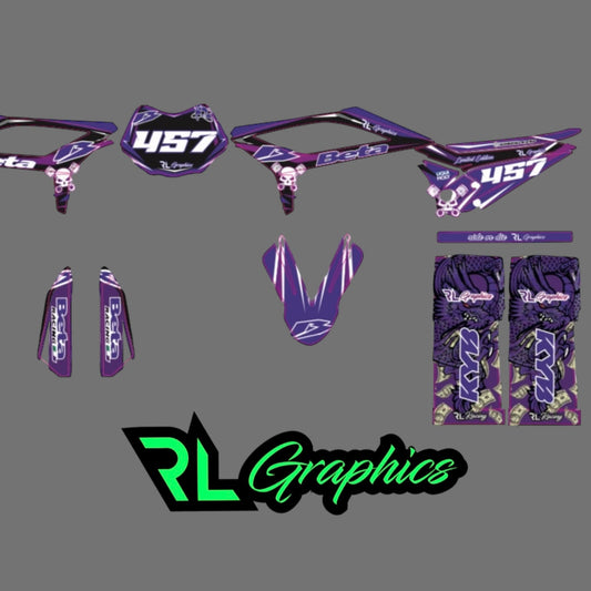 Grafica “purple dragon” Milano Racing Components