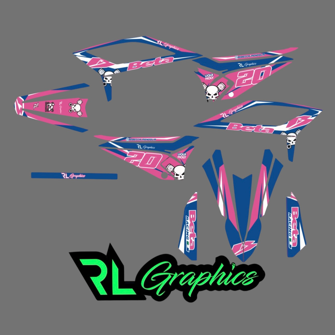 Grafica “baddie” Milano Racing Components