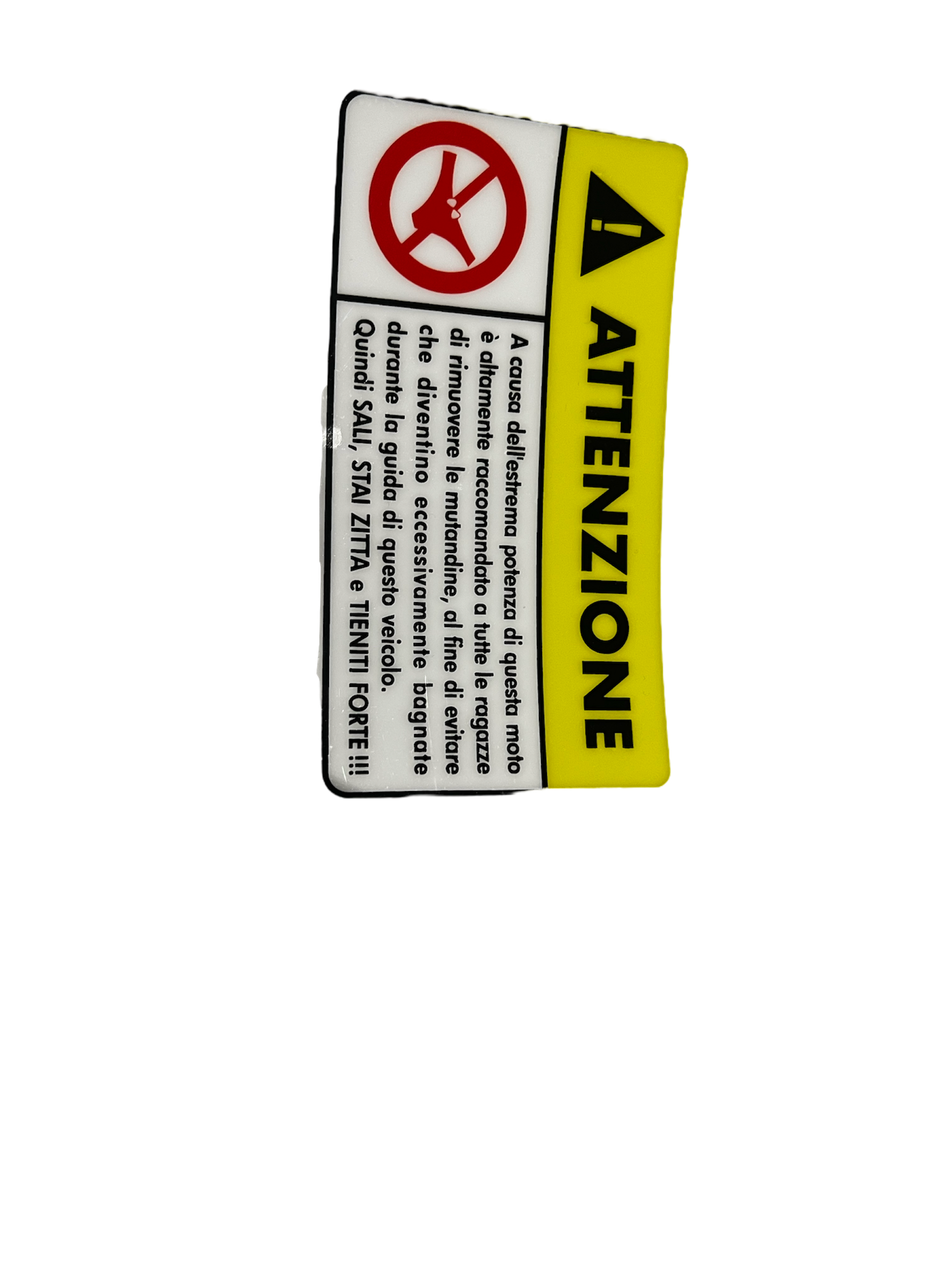 Stickers ATTENZIONE - RL_RacingStore